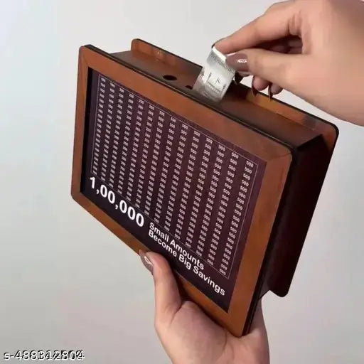 Golden Piggy Bank – ₹1,00,000 Savings Challenge Box