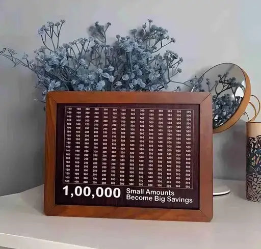 Golden Piggy Bank – ₹1,00,000 Savings Challenge Box