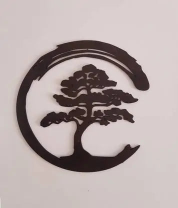 Nature-Inspired  Wall Art - Deer & Forest Crescent Moon Decor