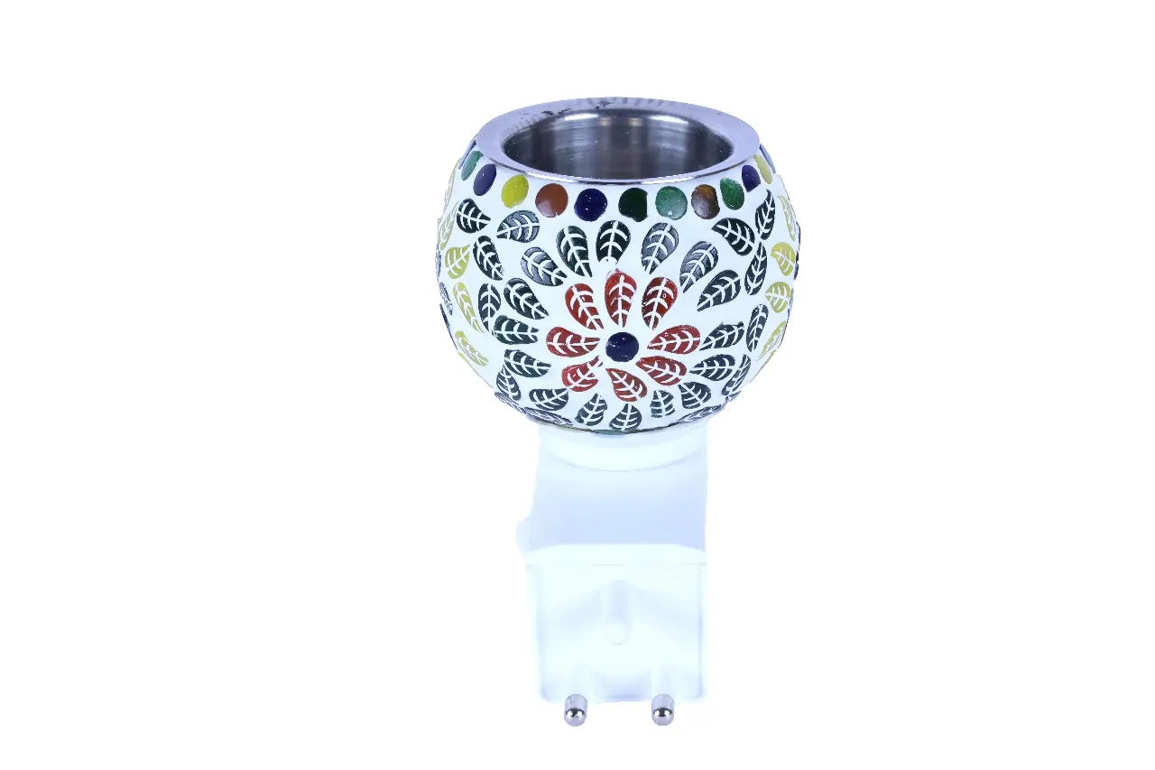 Glass  Electric Kapoor Dani with Night Lamp
