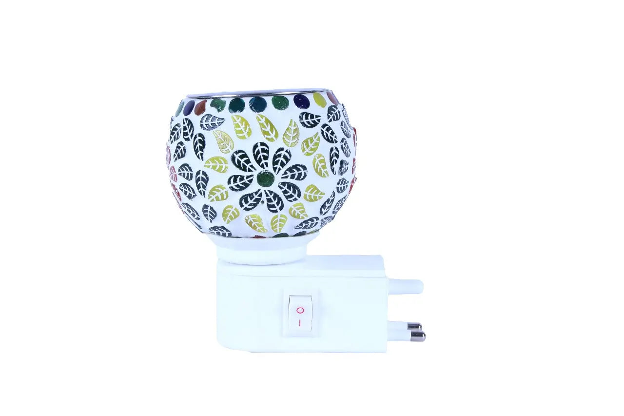 Glass  Electric Kapoor Dani with Night Lamp