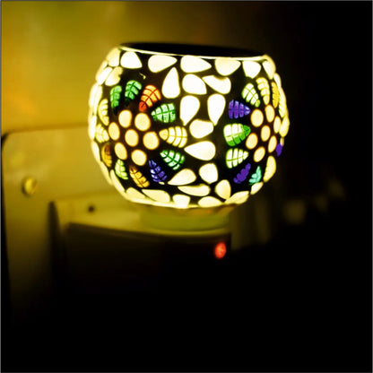 Glass  Electric Kapoor Dani with Night Lamp